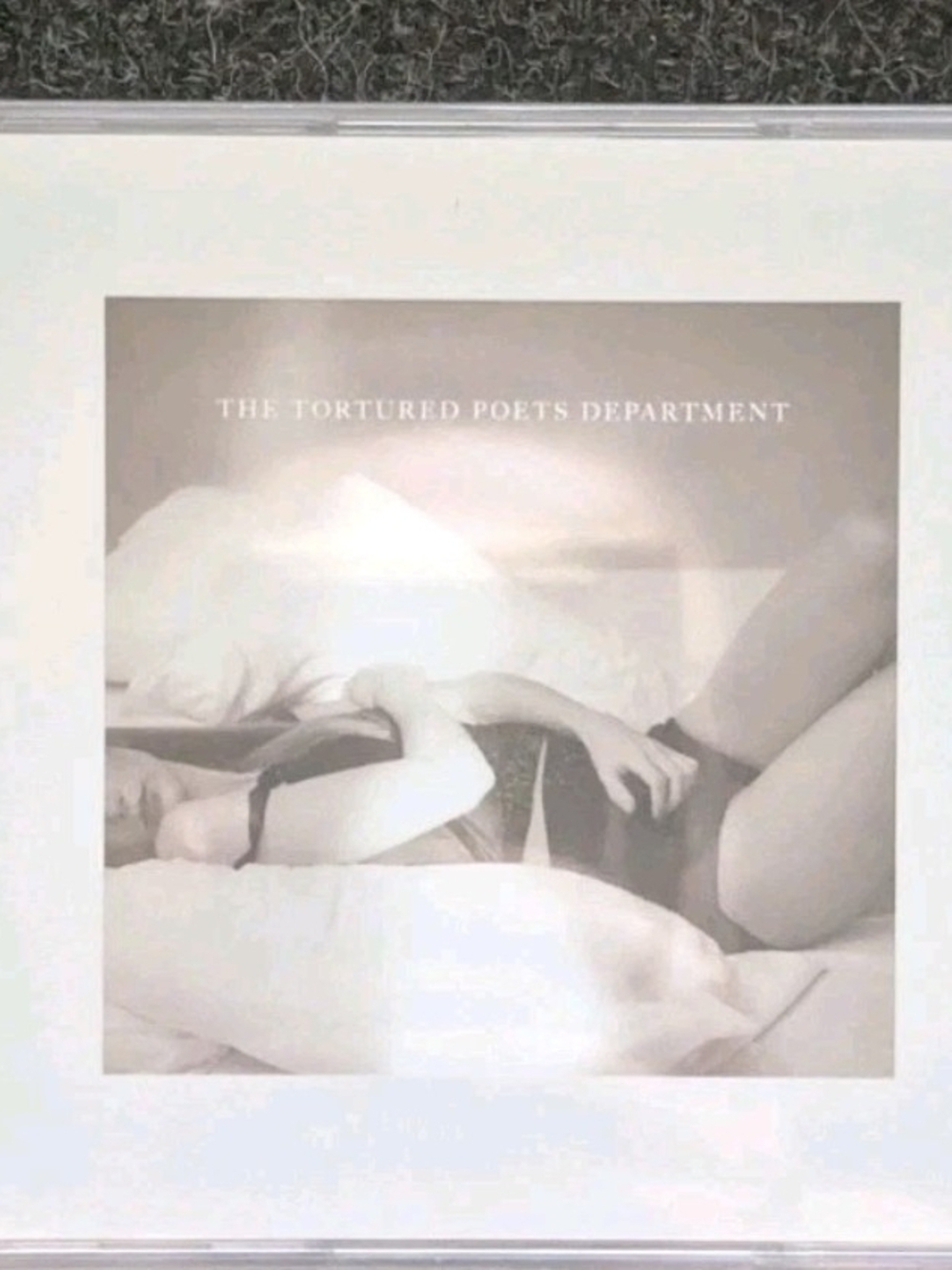 Taylor Swift CD Cover – White, Black